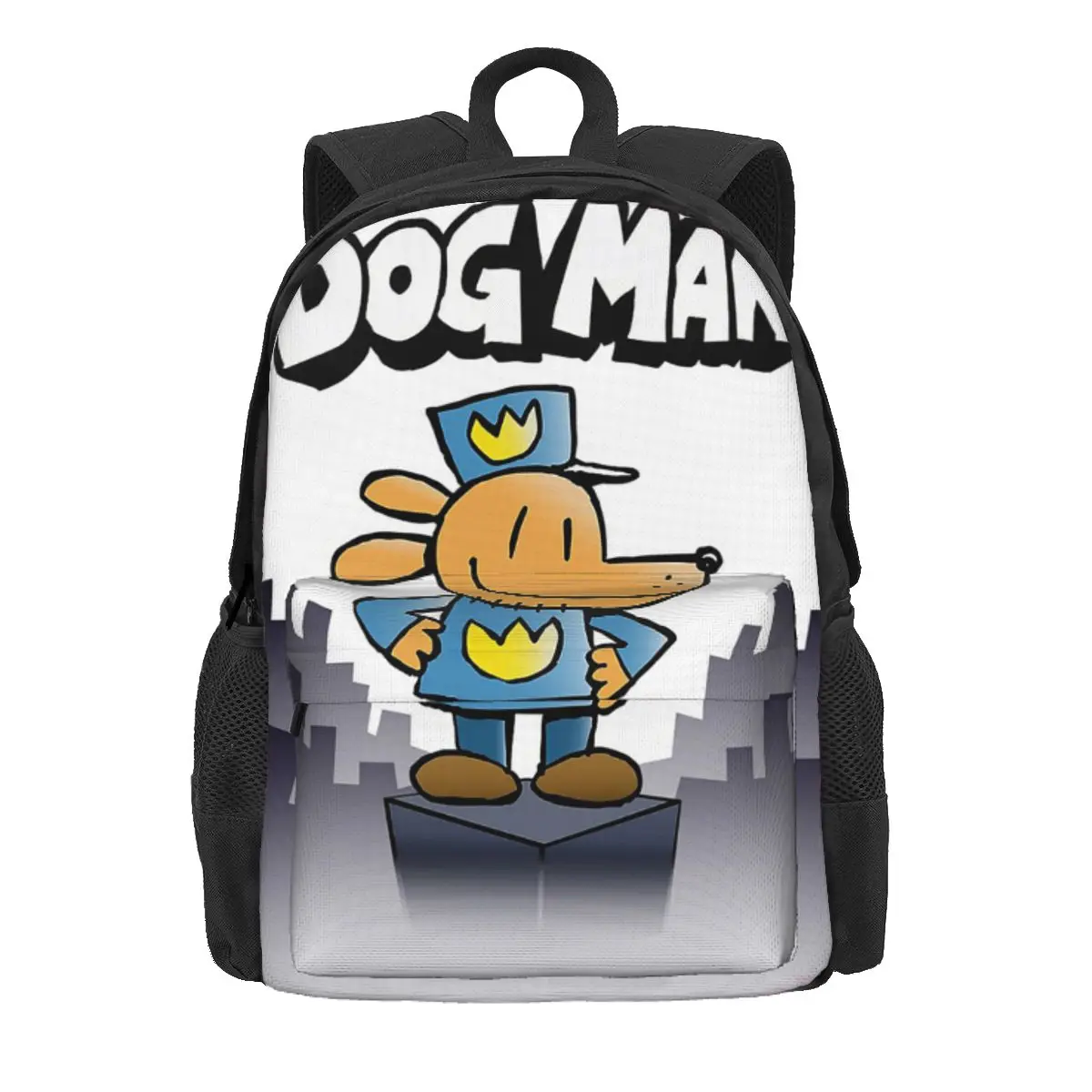 

Dog Man Cute Pet Backpack Daypack Large Capacity Children BookBag School Bag Shoulder Bags for Men Women