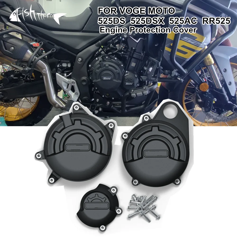 

For VOGE MOTO 525DS 525DSX 525AC RR525 2022-2024 Motorbike Engine Protection Cover Fall Protection Cover