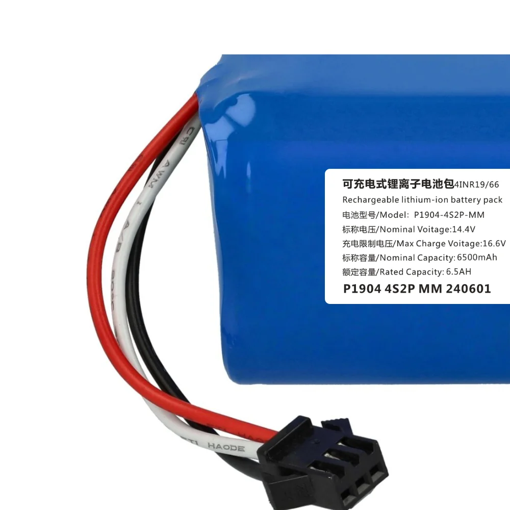 

lithium battery 14.4V 6500mAh Rechargeable for Pro M9 M8 M7 R1 neabot Q11 SYB2 Robot Vacuum Cleaner Battery Pack18650.