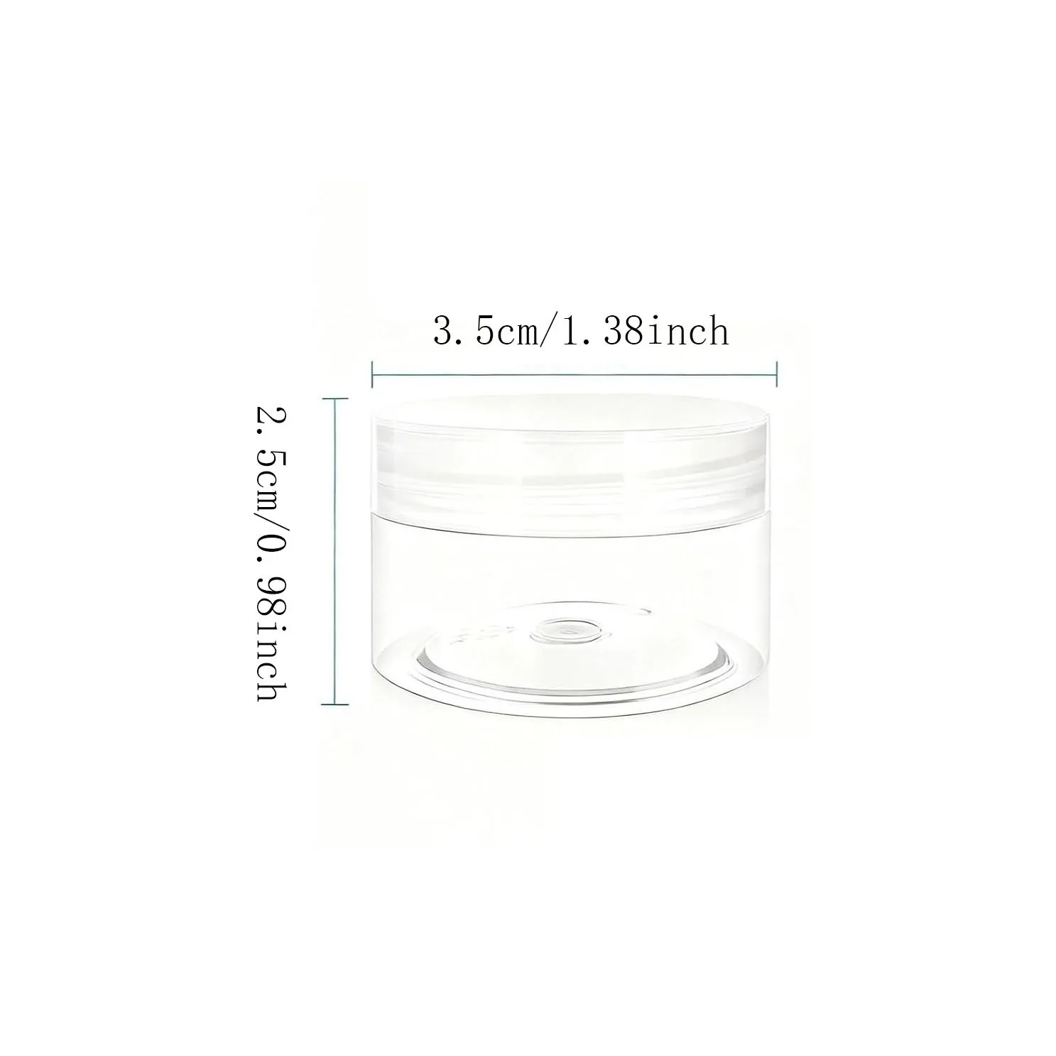 4 Leak-Proof Containers for 1 Ounce (30ml) Travel Face Cream