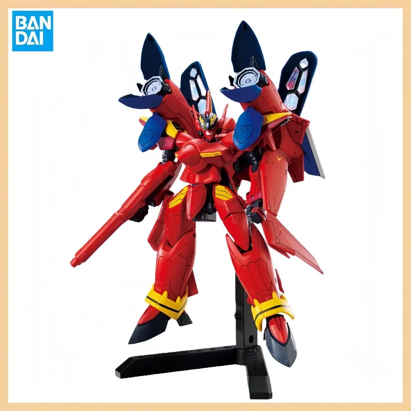 

【В наличии】BANDAI OriginaHG Macross7 VF-19 Custon Fire Valkyrie со звуковым усилителем, сборная меха 1/100 фигурка, модель игрушки