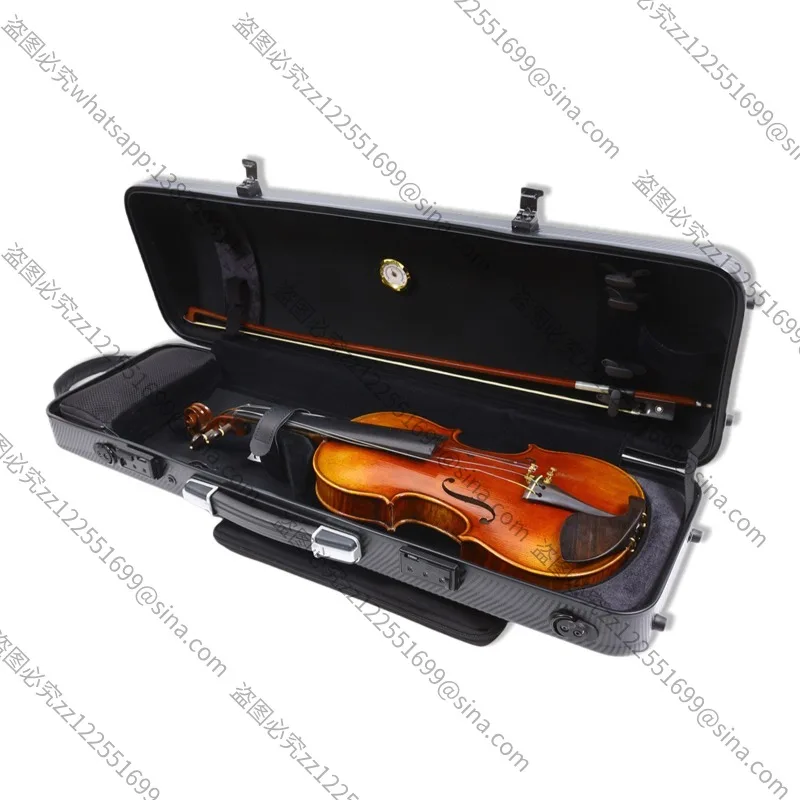 Suitable for Violin Case, Carbon Fiber Ultra-light High-grade Strap, Wear-resistant Waterproof Combination Lock, Hygrometer,
