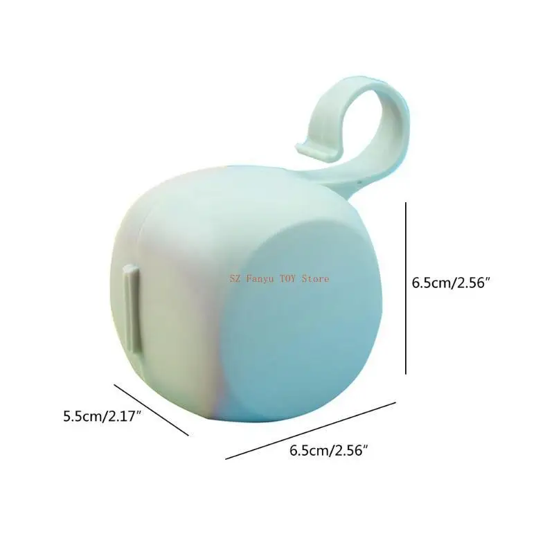 Caja para chupete bebé portátil PP 96GC, contenedor a prueba polvo, soporte para chupete para estuche, pezón, cochecito