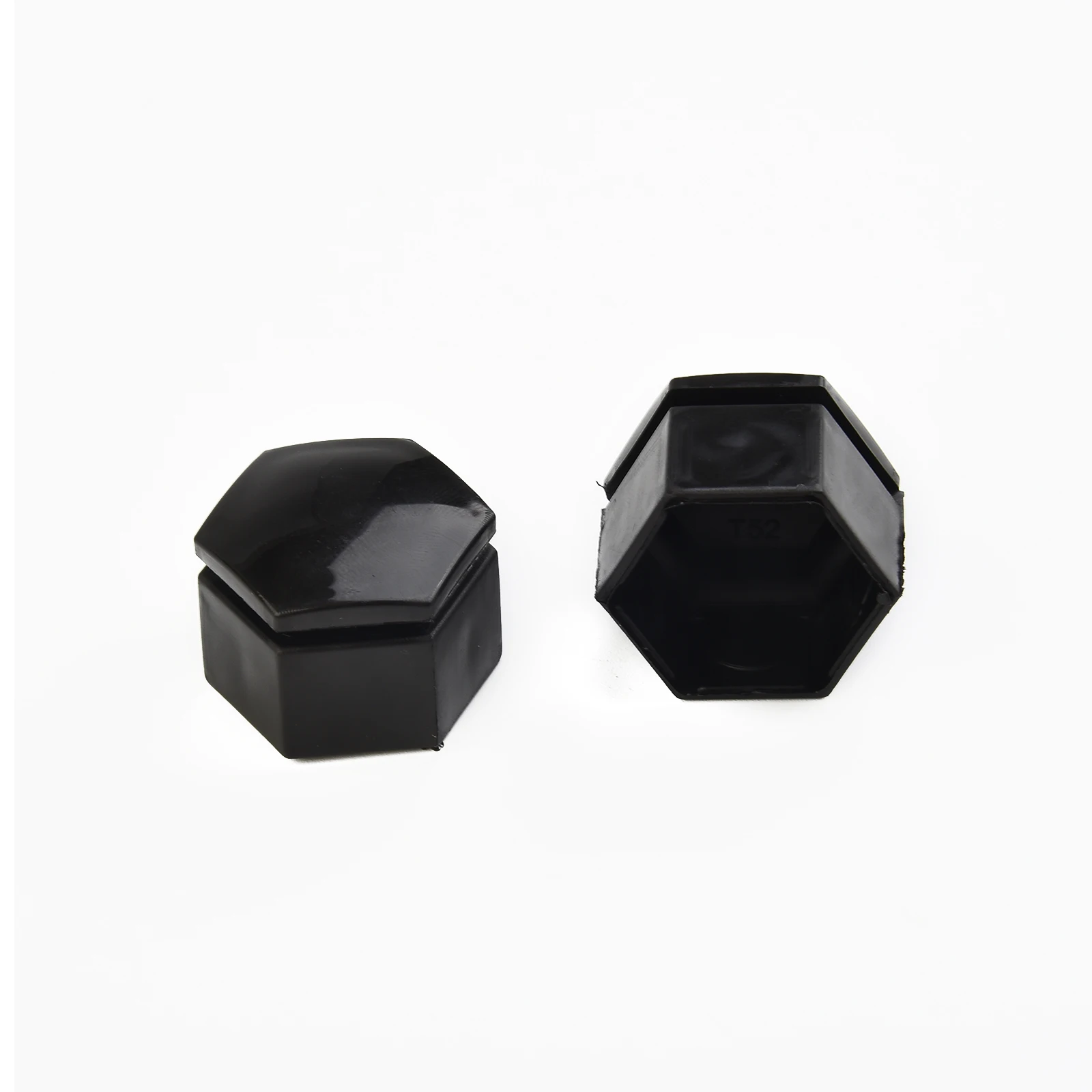 New Practical Nut Bolt Covers ABS Cap Insignia Polished Black Tool 20pcs 22mm Black Car Internal Diameter 22mm