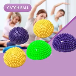 Mini Wave Speed Ball Half Circle Balance Ball Trainer Foot Step Toy Children's Sensory Stimulation Ball Durian Ball