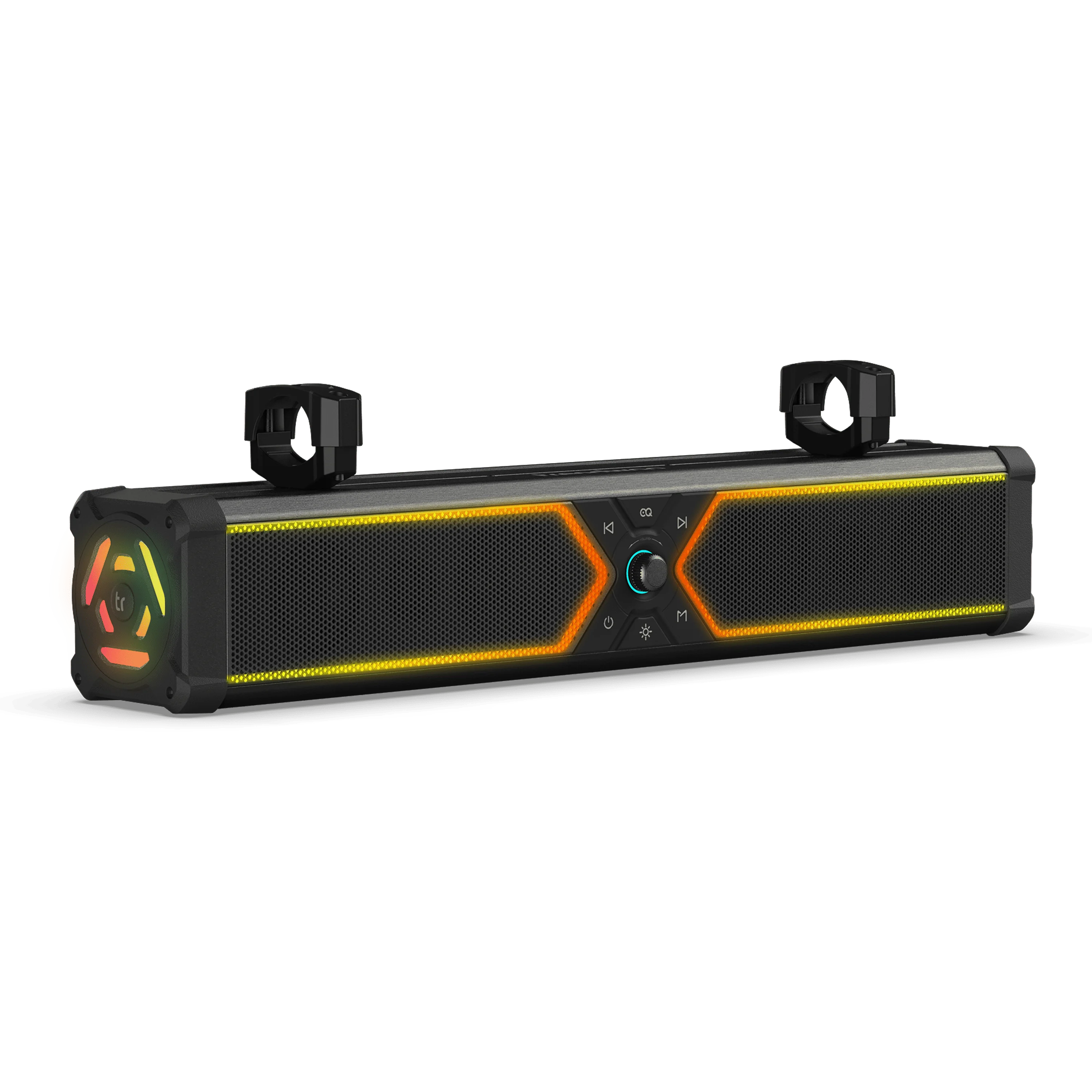 

PowerSports SoundBar Peak Power 500w Outdoor for Golf Carts ATVs UTVs Marine IPX6 Car Audio Rugged Bluetooth Speakers