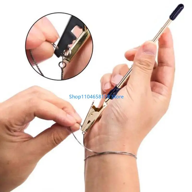 3pcs Easy Jewelry Wear Assistant Practical Bracelet Necklace Clasp Fastener Tool