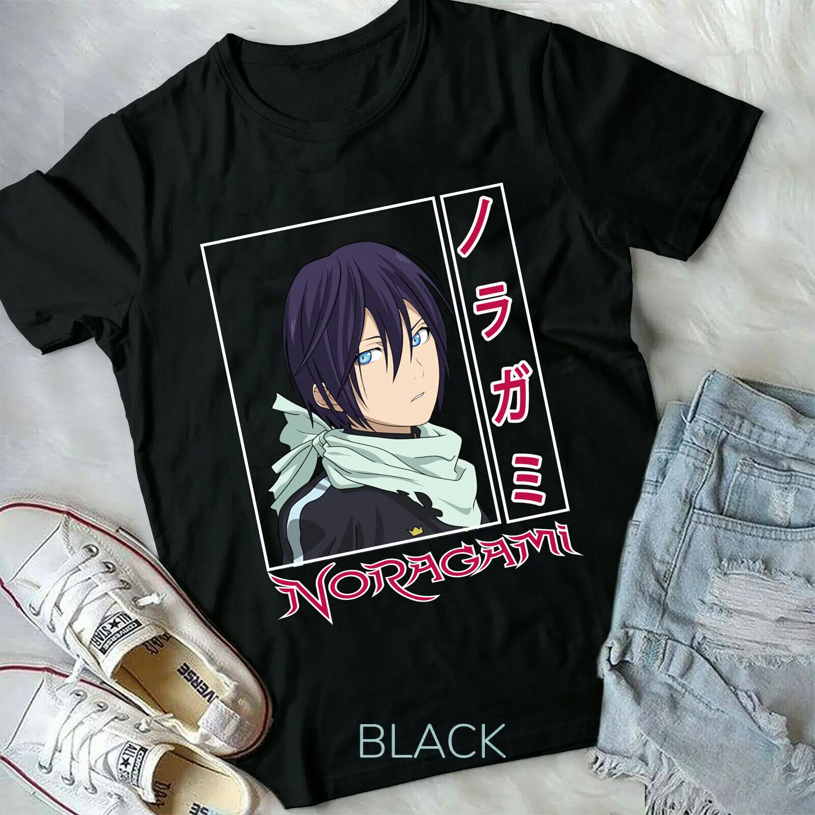 

Yato Noragami T-shirt Anime,The God Of Depravity yukine Manga Graphic Tee