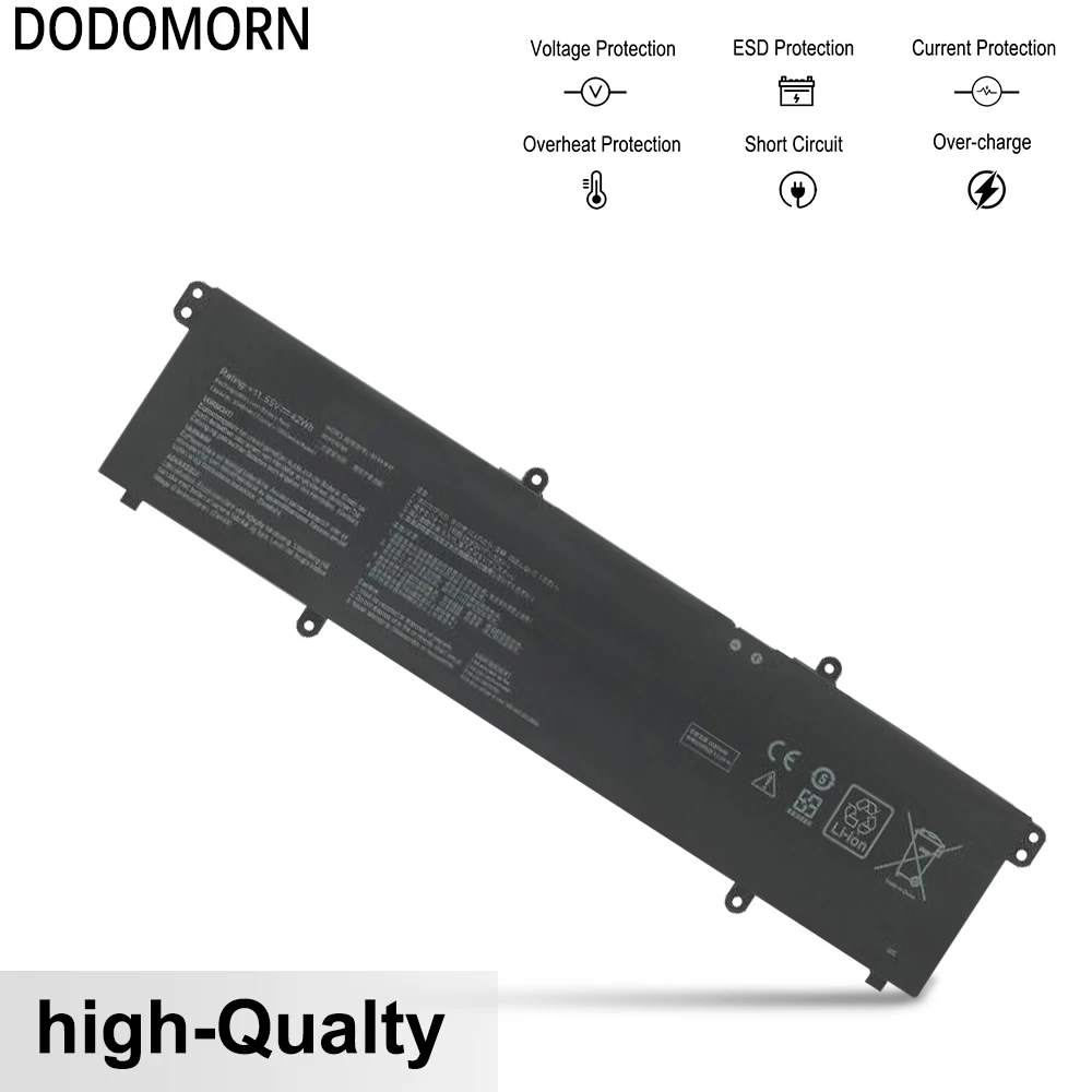 بطارية لابتوب DODOMORN لـ ASUS ، بطارية لابتوب ، من من من ، من V ، و 42Wh ، و B31N1915 ، و B1400CEAE ، و PX455CEAE ، و L1 ، و L1400CDA ، و BR1100CKA