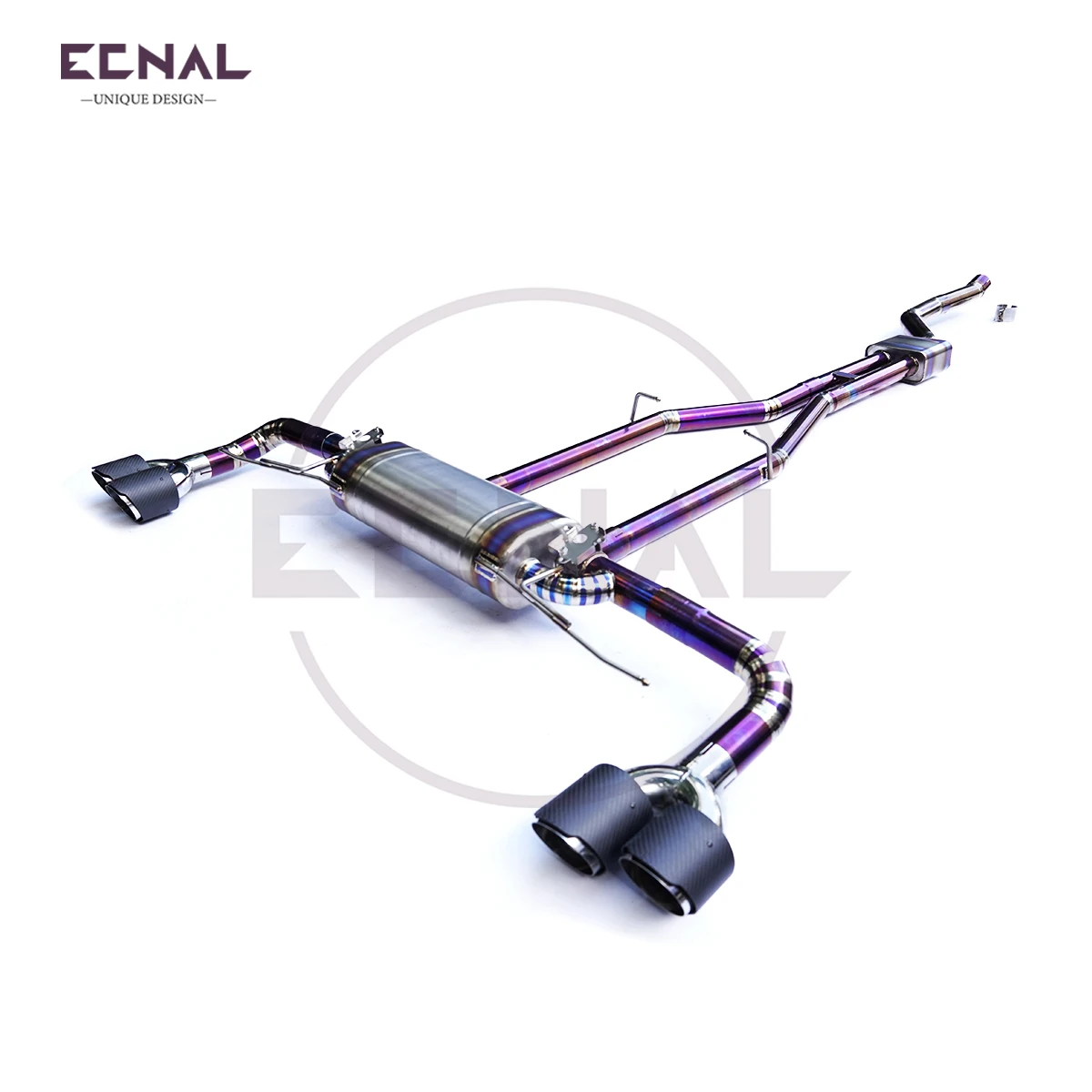 

Ecnal Exhaust Valved Pipe for BMW G05 G06 X5 X6 M40i B58 3.0T High Performance Titanium Alloy Catback with Valve Muffler