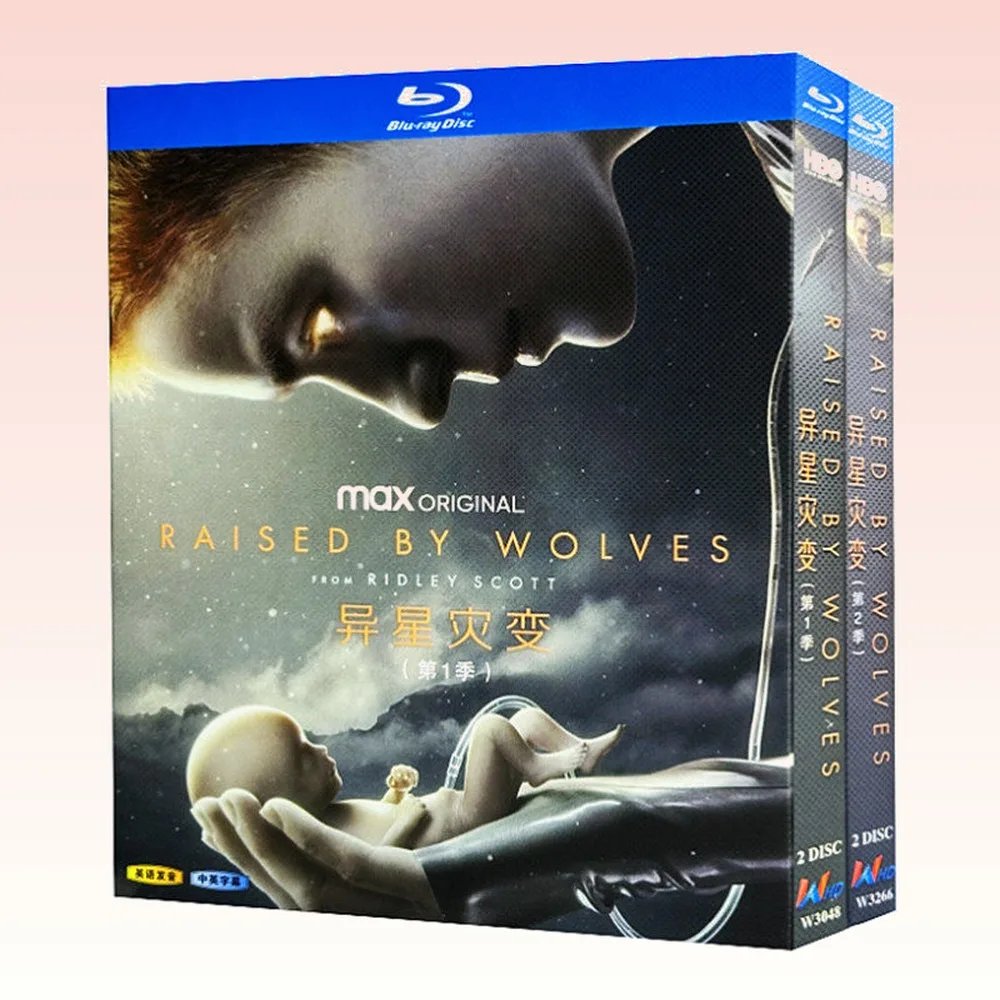 Blu-ray Ultra HD Raised by Wolves Seasons 1-2 BD Box Set with English and Traditional Chinese Subtitles