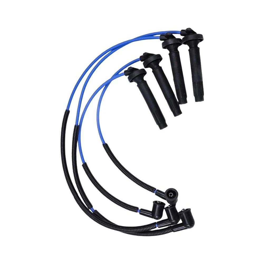 For Engine Maintenance Repair Ignition Coil Wire Coil Module Coil Connector Cable Color Coded Installation Positive-locking Ends