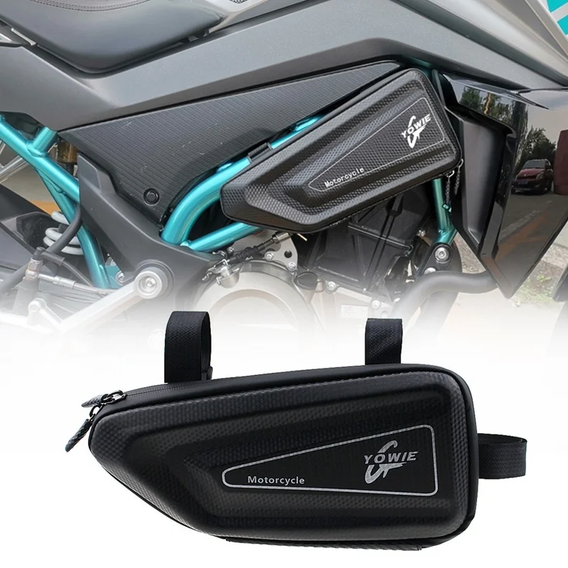 2Pcs Motorcycle Side Package Hards Shell Triple-cornered Package Tool Bag for Benelli 502C BJ500 TRK502X TNT150 S1000R