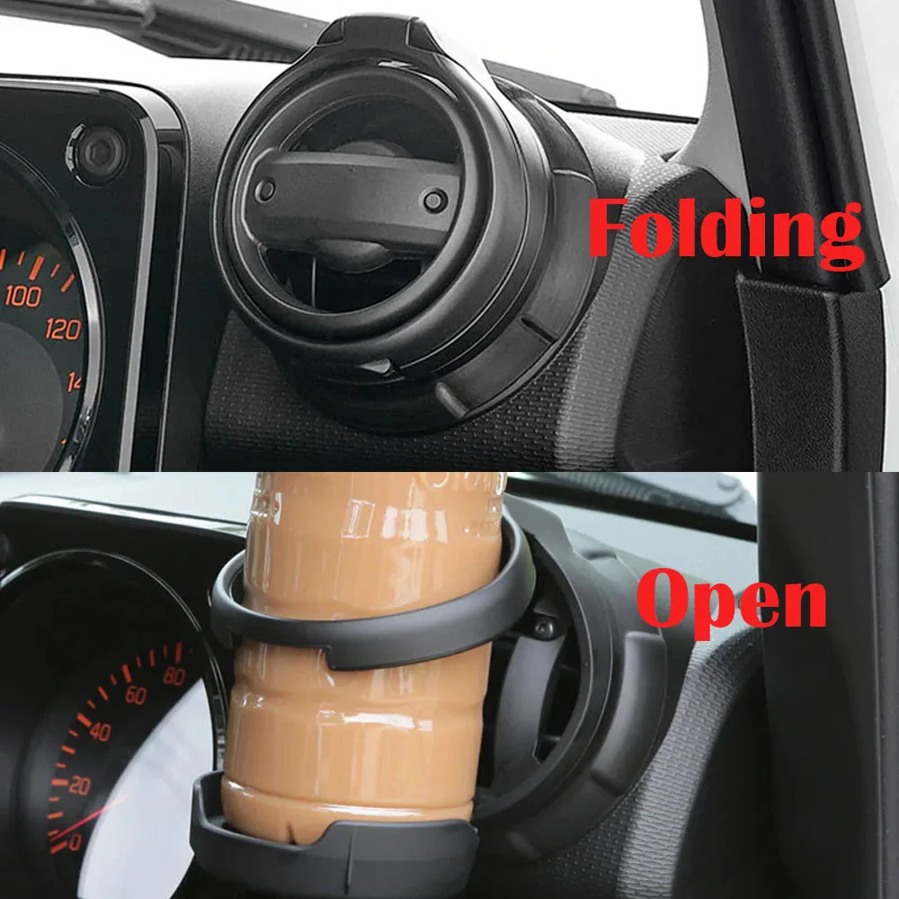 Car Air Vent Foldable Cup Drink Holder For Suzuki Jimny JB64/JB74  2018 -2022 Accessories