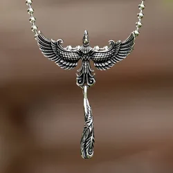 2023 New SCool 3D Phoenix Pendant Necklace Stainless steel Bird Charm Choker Animal Jewelry for man Good detail free shipping