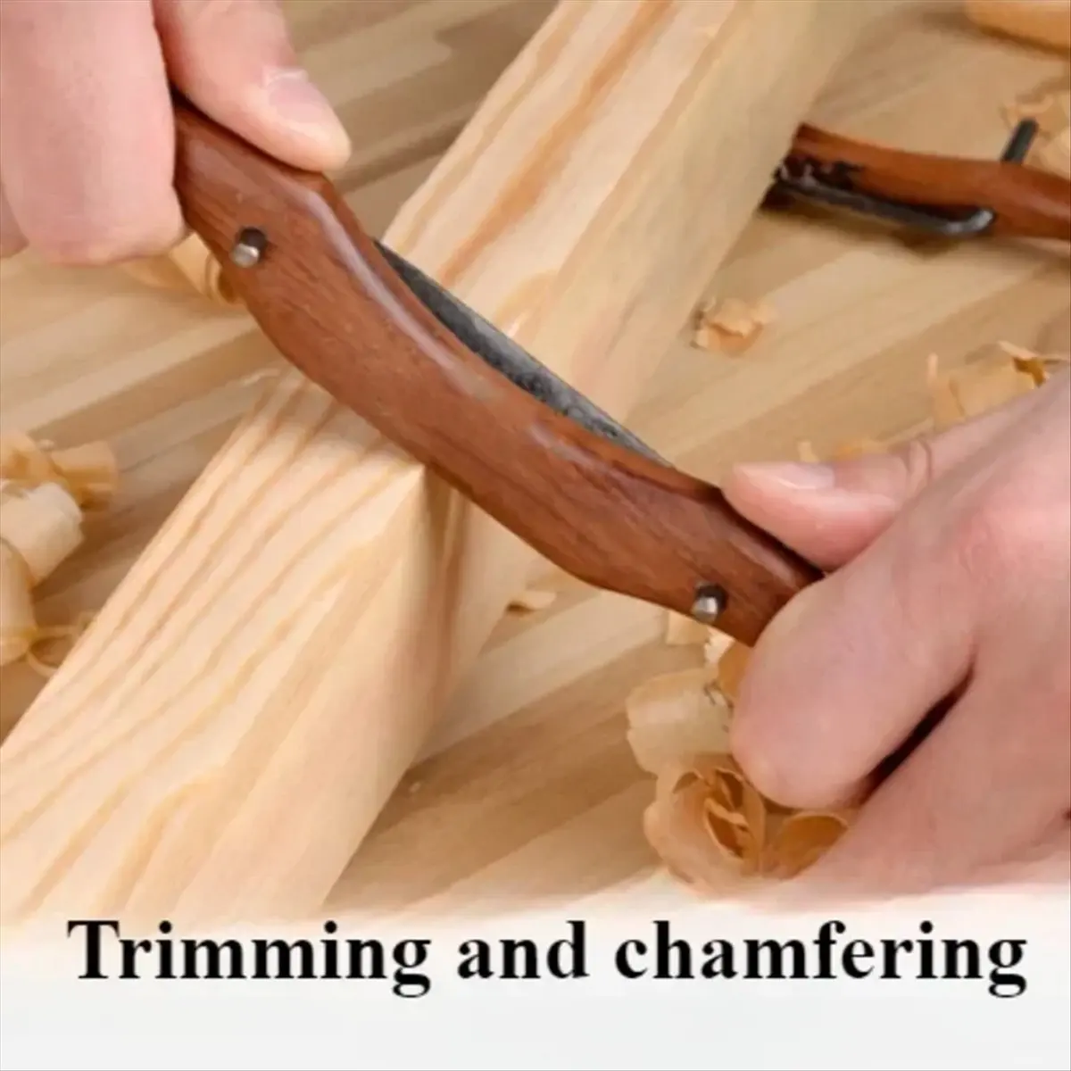 Goodprice Mini Bird Planer Woodworking Wood DIY Trimming Chamfering Steel Planing Tool Small Spokeshave Plane Ebony