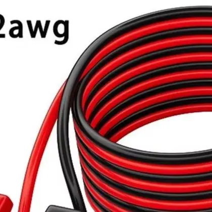 For Liyoubi Portable Power Supply Compatible For jump Cable 1.8m Heat Resistant Silicone Wire Oxidation Resistant Design