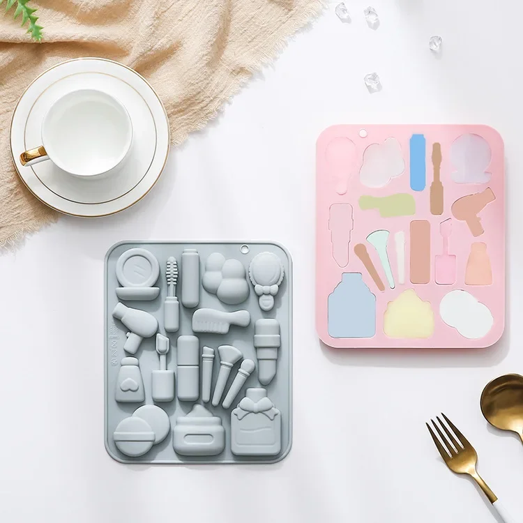 17 Holes Different Beauty Tools Modeling Silicone Mold Fondant Cake Chocolate Mold Ice Cube Cake Mould Baking Accessories 5