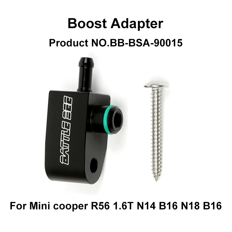 

Turbo Boost Tap Vacuum Adapter For BMW MINI N14B16 N18B16 1.6T Engine Battle Bee Aluminum Alloy Boost Sensor Gauge BB-BSA-90015