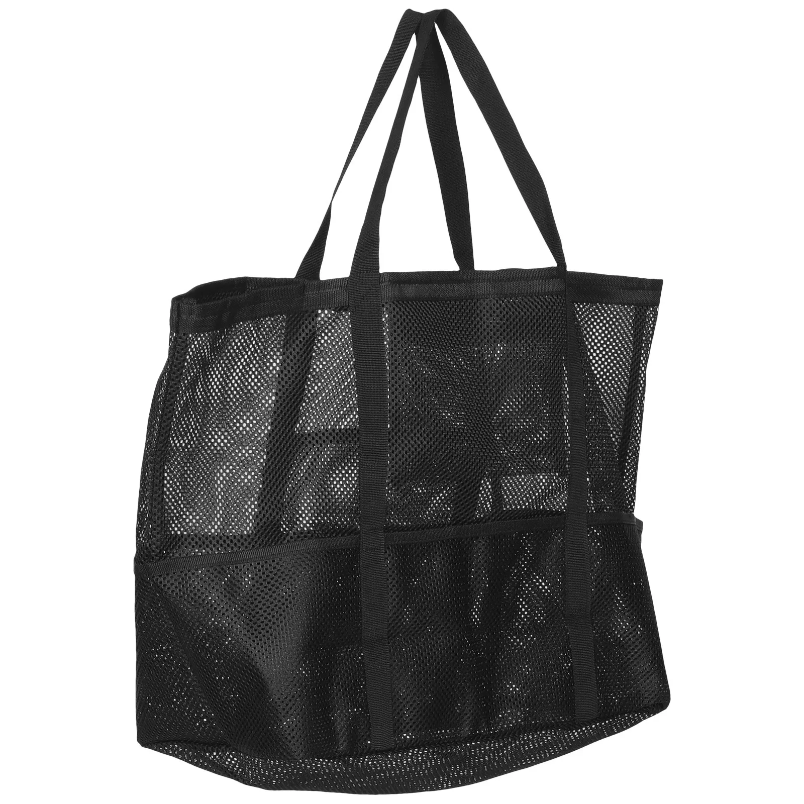 

Foldable Large Mesh Beach Bag for Women Swim Tote with Zipper Pocket Portable Outdoor Swimming Gear Organizer Travel Friendly