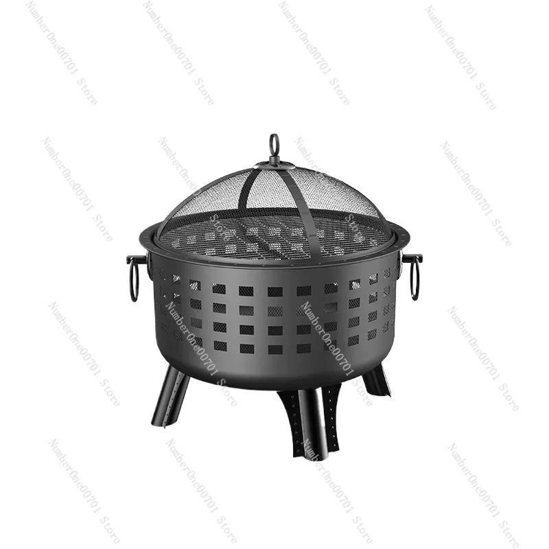 

Charcoal Brazier Bonfire Basin Household Firewood Brazier Winter Heating Outdoor Courtyard BBQ Grill BBQ Grill
