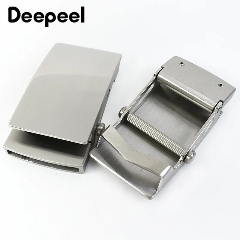 36/39mm Belt Buckle Men Stainless Steel Buckles Roller Automatic Head for 35/38mm Belts DIY Waistband Leather Craft Accessories