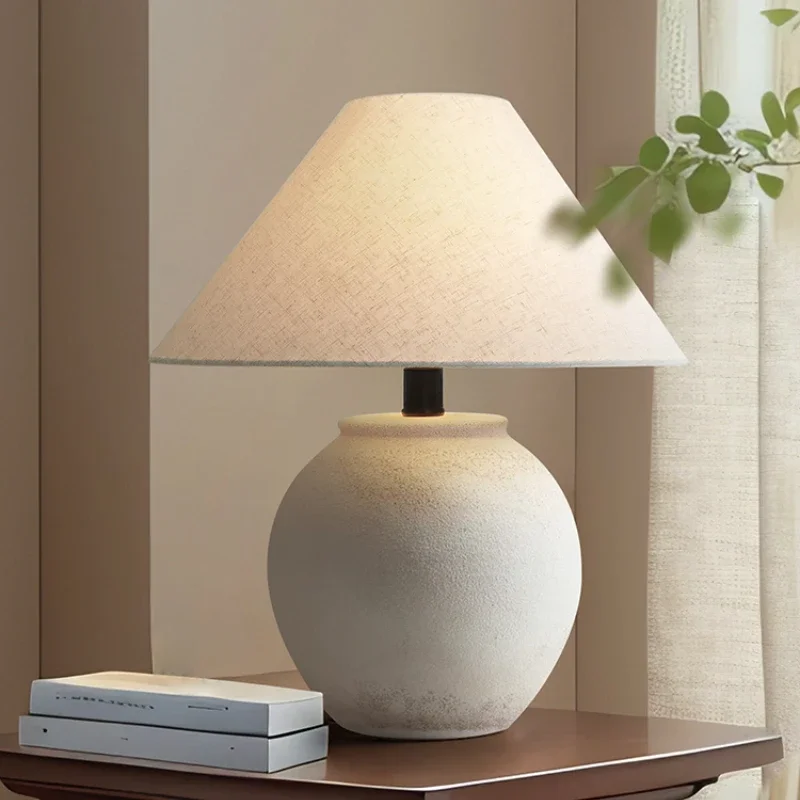 

Ceramic table lamp bedside complex living room new Chinese style Jingdezhen ceramic pot coffee table