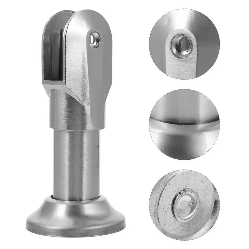 

Toilet Partition Bracket Feet Public Restroom Supporting Feet Stainless Steel Support Foot Furniture Leg Hardware Accessories