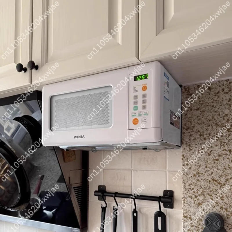 Winia WKOR-U15W Mini horno microondas compacto sobre el alcance, 15 L, aparato de cocina de montaje en pared que ahorra espacio