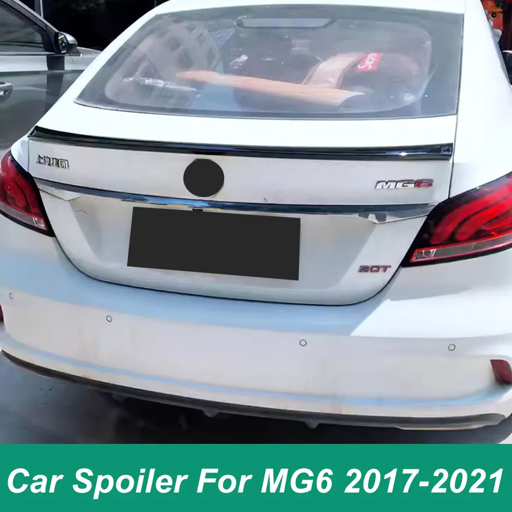 For MG6 2017-2021 Rear Iuggage Compartment Iid Spoiler Constant Pressure Wing Exterior Modification ABS Plastic Automotive Parts