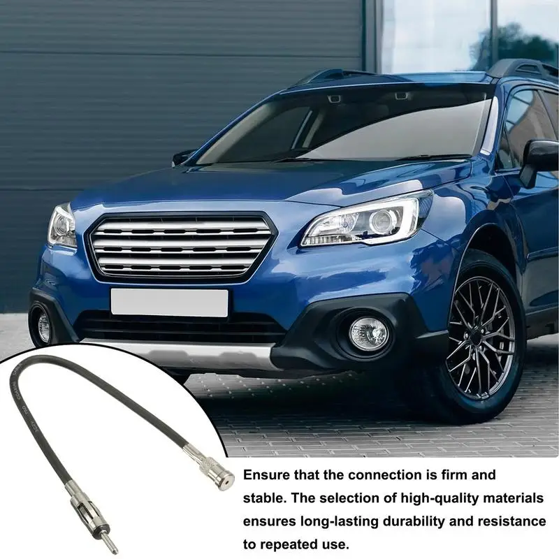 Radio Audio Cable Adaptor Antenna Audio Cable Male DIN Male To ISO Female Car Antenna Connector Car Electronics