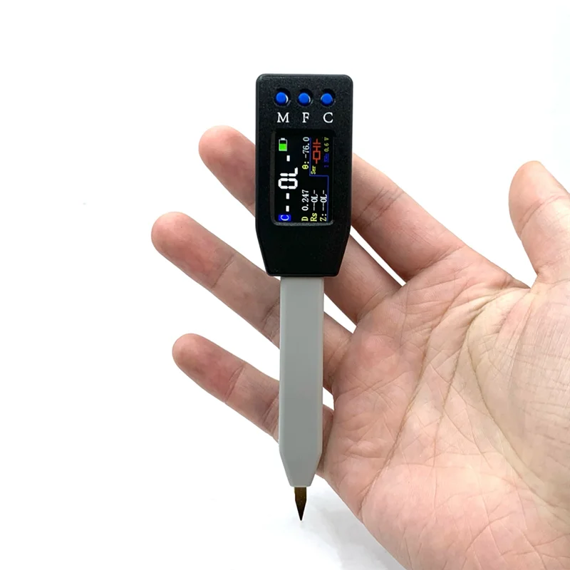 TKOH-LCR SMD ESR тестер 100S 100 Гц/1 кГц/10 кГц интеллектуальное распознавание теста на сопротивление емкости и индуктивности, автоматическое измерение