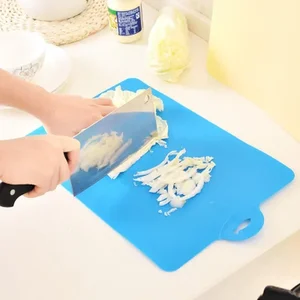 Kreative flexible Kunststoffschneidemittel, Lebensmittelscheibe geschnitten, Block, zufällige Farbe, Küchenzubehör, Küchenwerkzeuge 10 Hauptverkaufsfarbe Fleisch Taba - №5