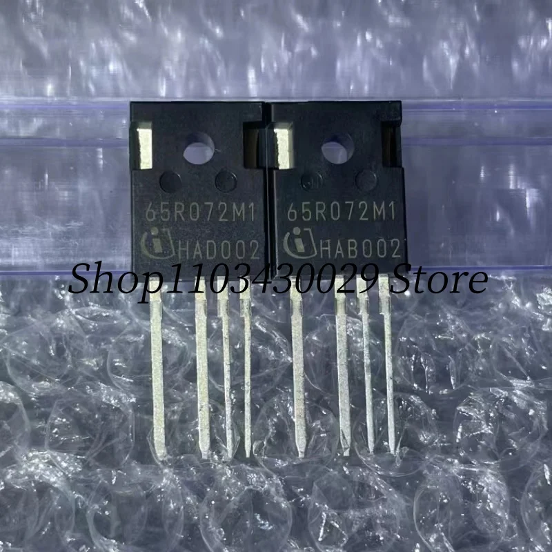 

10Pcs New Original IMZA65R072M1H 65R072M1 TO-247-4 69A 650V Silicon Carbide MOSFET Power Transistor