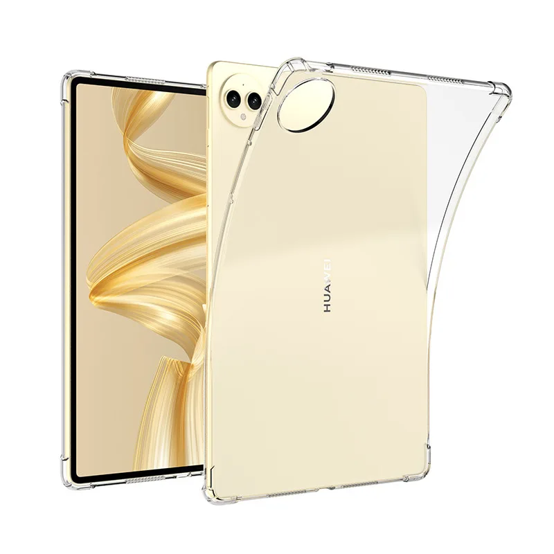 

MatePad Pro 12.6 Air 12 12X 2024 Slicone Case Soft TPU Back Case For Huawei Honor Pad 9 X9 X8 Pro MatePad 11.5S SE Air 11.5 2023
