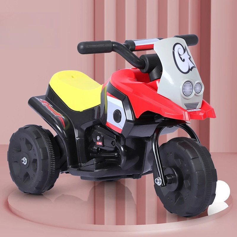 ‌Children's Electric Motorcycle with Pedal‌,Rechargeable Tricycle Toy 1-3Y,One-Button Start Parent Remote Control,Birthday Gift