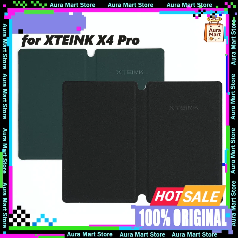 Original Magnetic Case for XTEINK X4 Pro E-Reader Protective Cover Utra Portable Slim Lightweight Folio Shockproof