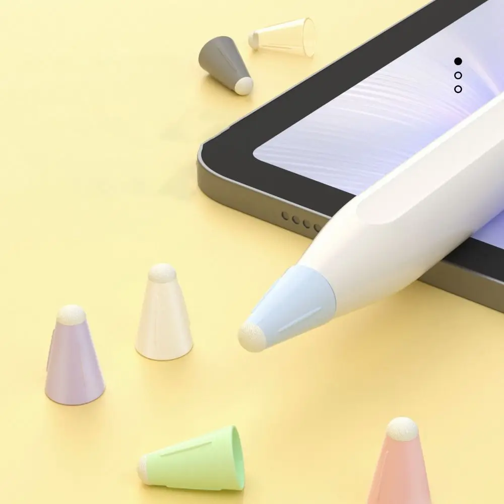 

8 шт. сменный наконечник для карандашей с шумоподавлением и коробкой для хранения, бумажные наконечники для ручек, силиконовые для Apple Pencil 1 2 Pro USB-C