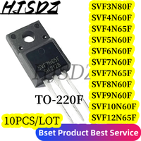 10 Piezas SVF12N65F SVF12N65 TO-220F SVF7N65F SVF4N65F SVF3N80F SVF4N60F SVF5N60F SVF6N60F SVF7N60F SVF8N60F SVF9N90F SVF10N60F