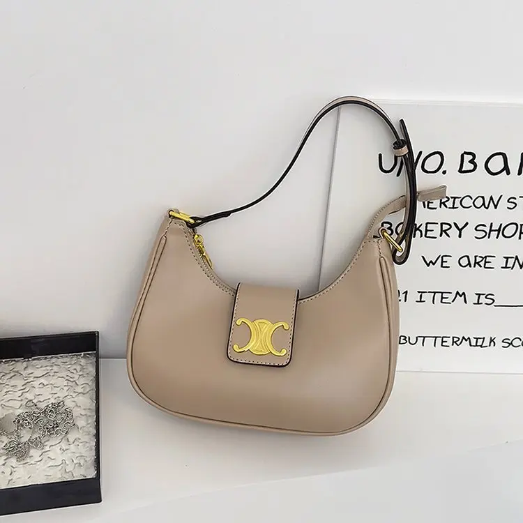 حقيبة هلال كلاسيكية جديدة لعام 2025 للنساء - جلد ممتاز، أنيقة للاستخدام المحمول والإبط والكتف والجسم