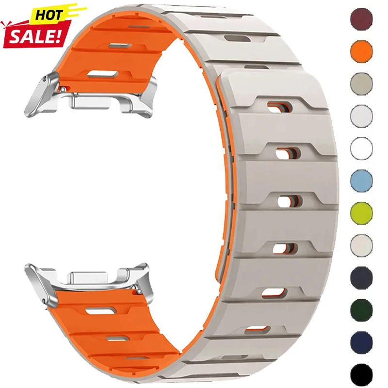 Image of Magnetisches Armband für Galaxy Watch 8/8 Classic 40mm 44mm 46mm Sportband für Samsung Galaxy Watch 7 Ultra 47mm/Ultra 2025