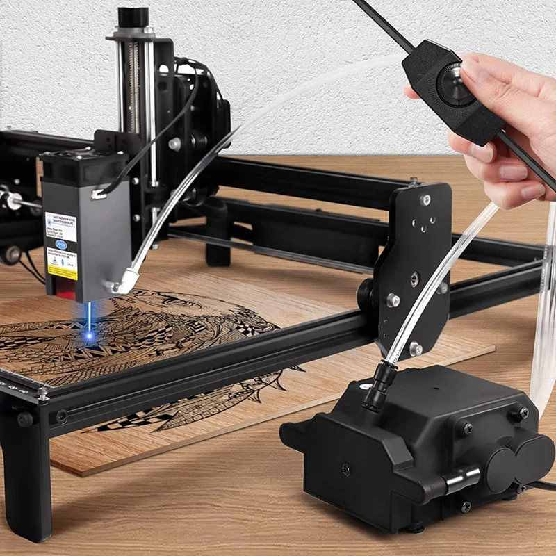 โมดูล40W พร้อมระบบช่วย450Nm เครื่องแกะสลักโมดูลหัว10W นำแสง30ลิตร/นาทีชุดช่วยอากาศสำหรับแกะสลัก CNC