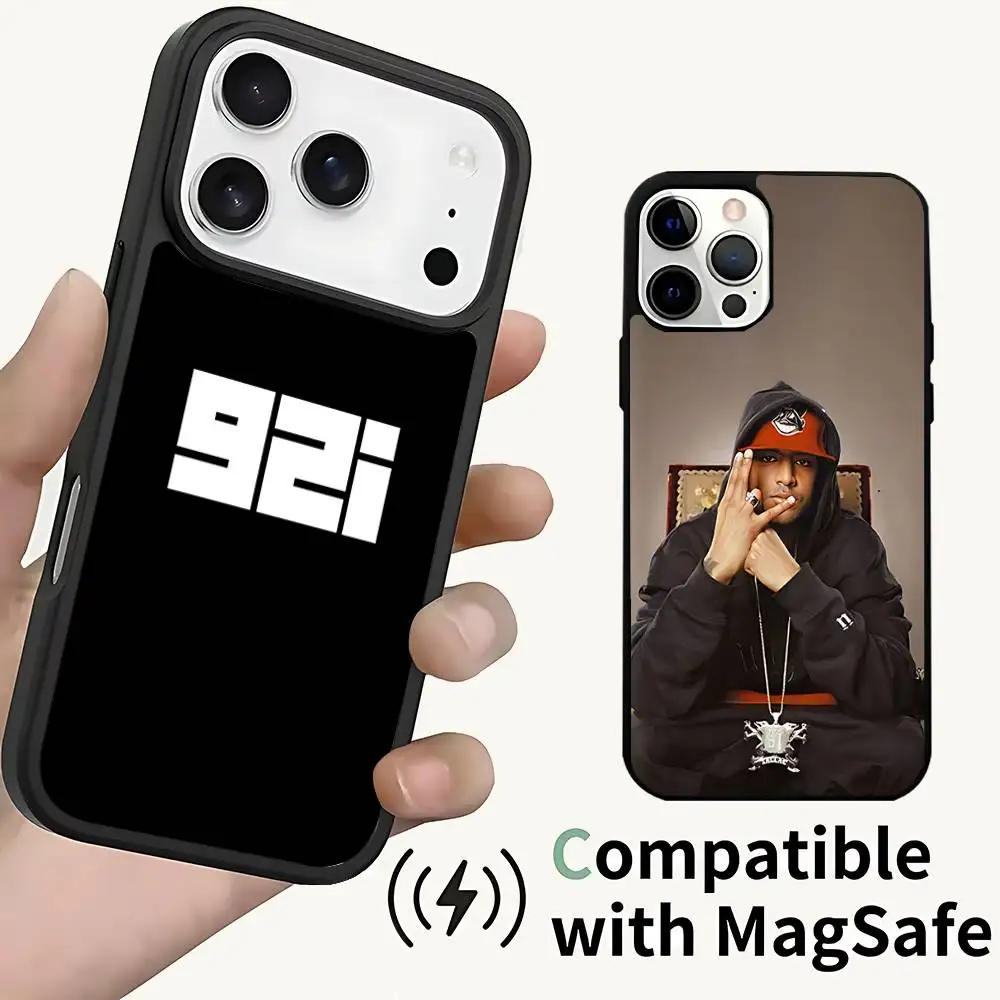 

French Rapper Booba Phone Case For iPhone 17,16,15,14,13,12,11,Pro,Max,Plus,Mini,SE4,E Magnetic Magsafe Wireless Charging