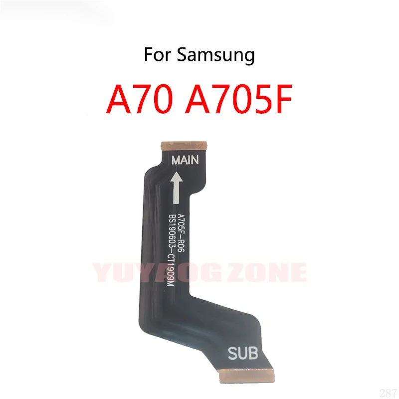 لسامسونج غالاكسي A70 A705F اللوحة الأم شاشة الكريستال السائل ربط كابل اللوحة الرئيسية الكابلات المرنة