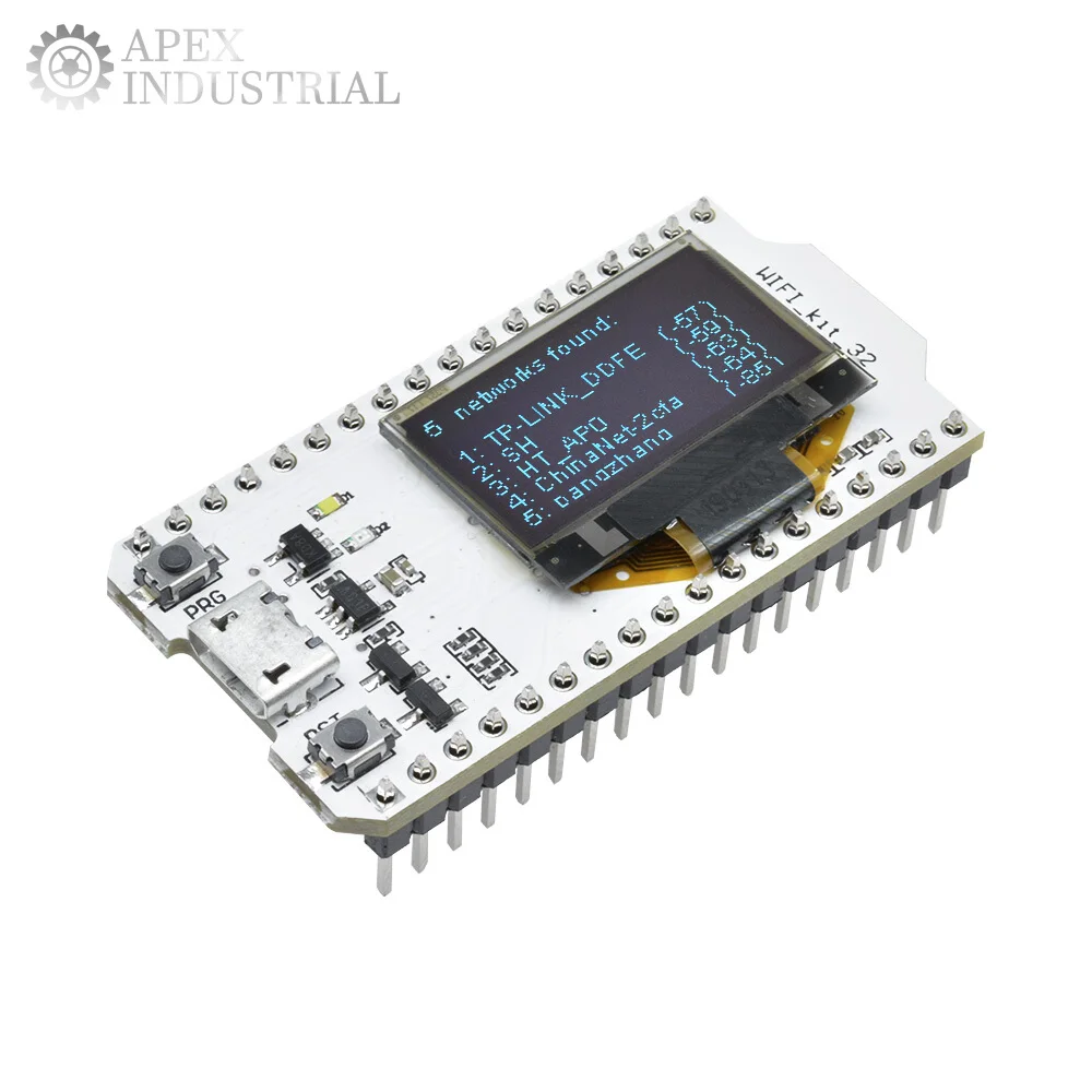 

ESP32 WiFi + Bluetooth Development Board Built-in 0.96 Inch OLED Display Dual Core Board Smart Home Automation Board for Arduino