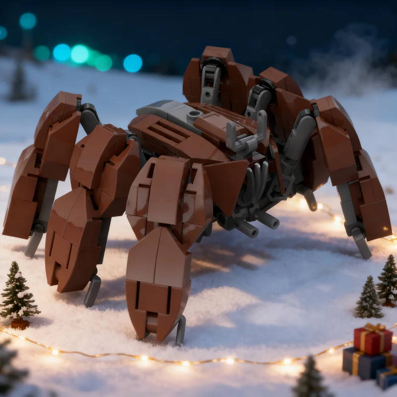 

Набор для сборки модели дроида-краба MOC (203 детали) – креативный конструктор для взрослых и детей, отличный подарок, украшение для дома и офиса