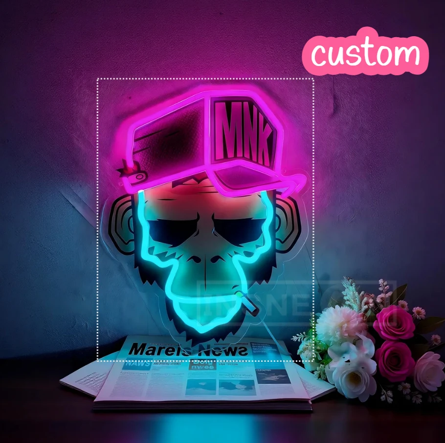Custom Led Neon Sign for Home Business Sign-led Personalized Wall Light Decor Wedding Custom Neon Sign UV Printed Neon Sign