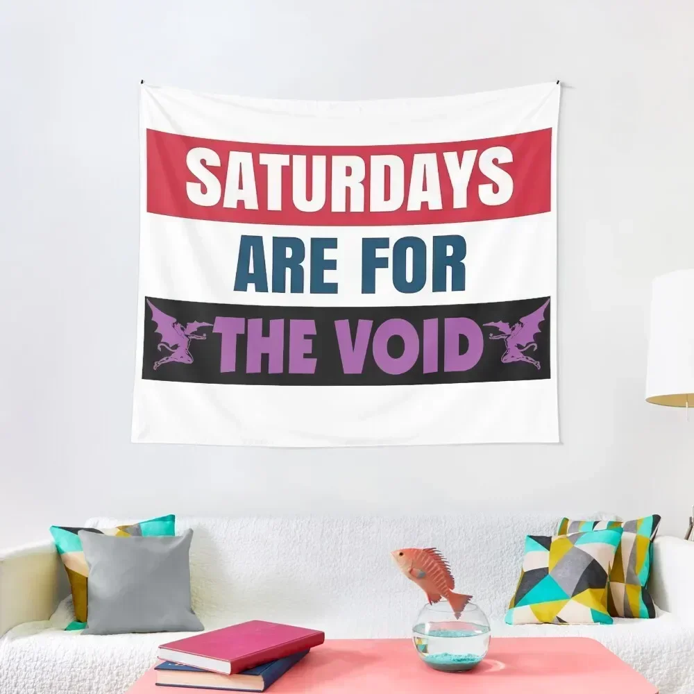 

Saturdays Are For the Void Tapestry Aesthetic Room Decor Decoration Aesthetic Custom Wall Mural Tapestry