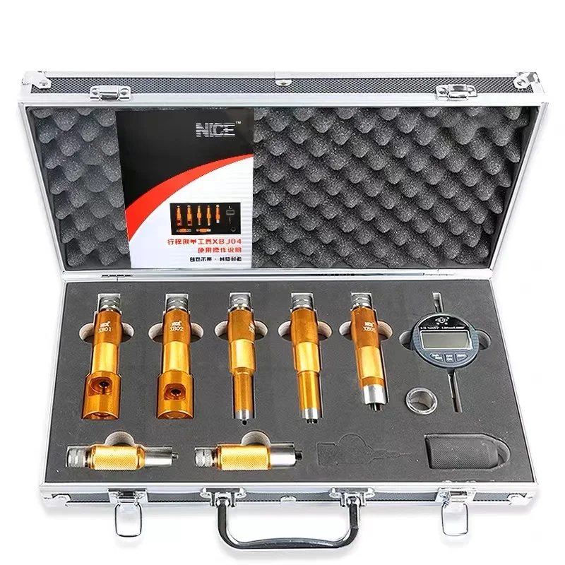 1PC FOR BOSCH DENSO Diesel Common Rail Injector Nozzle Armature Lift Remain Air Gap Stroke Measuring Test Tool Sets