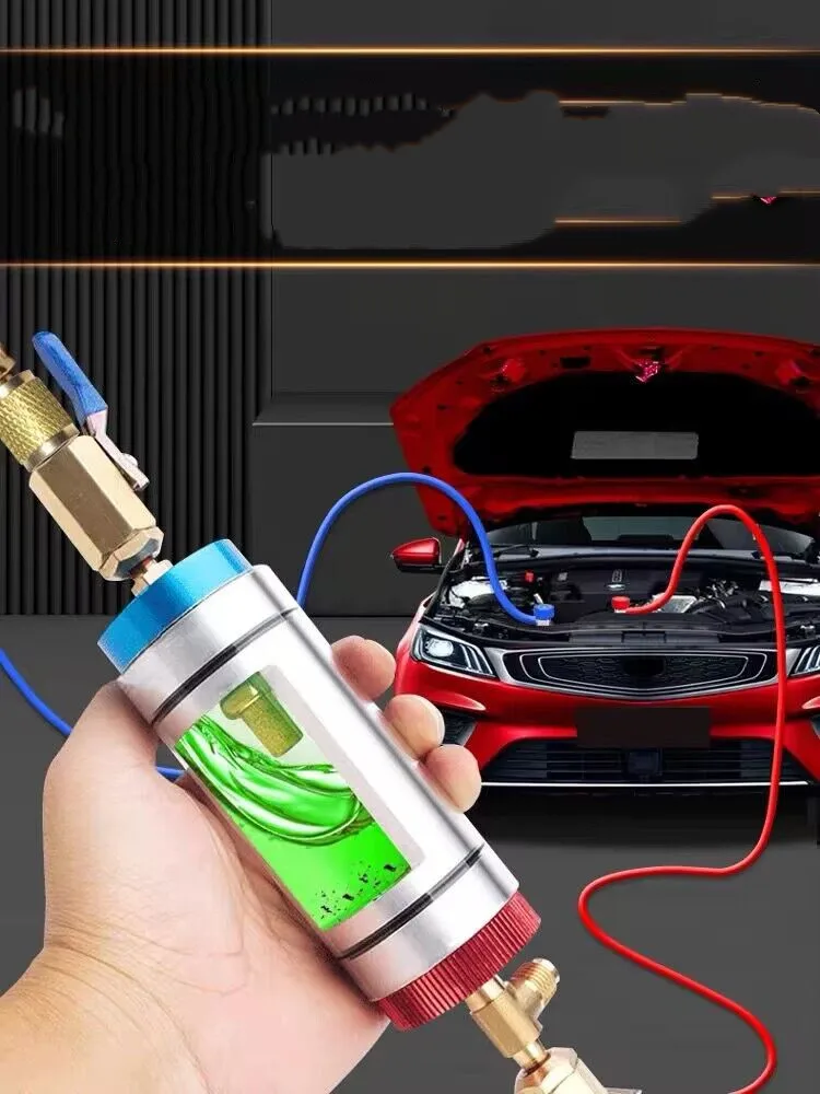 Auto Air Conditioner Refrigerant Charger Vacuum Type Water Tank Replacement Parts Auto Repair Tools R134 Assembly Parts